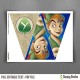 Peter Pan Happy Birthday Banner with Spacers